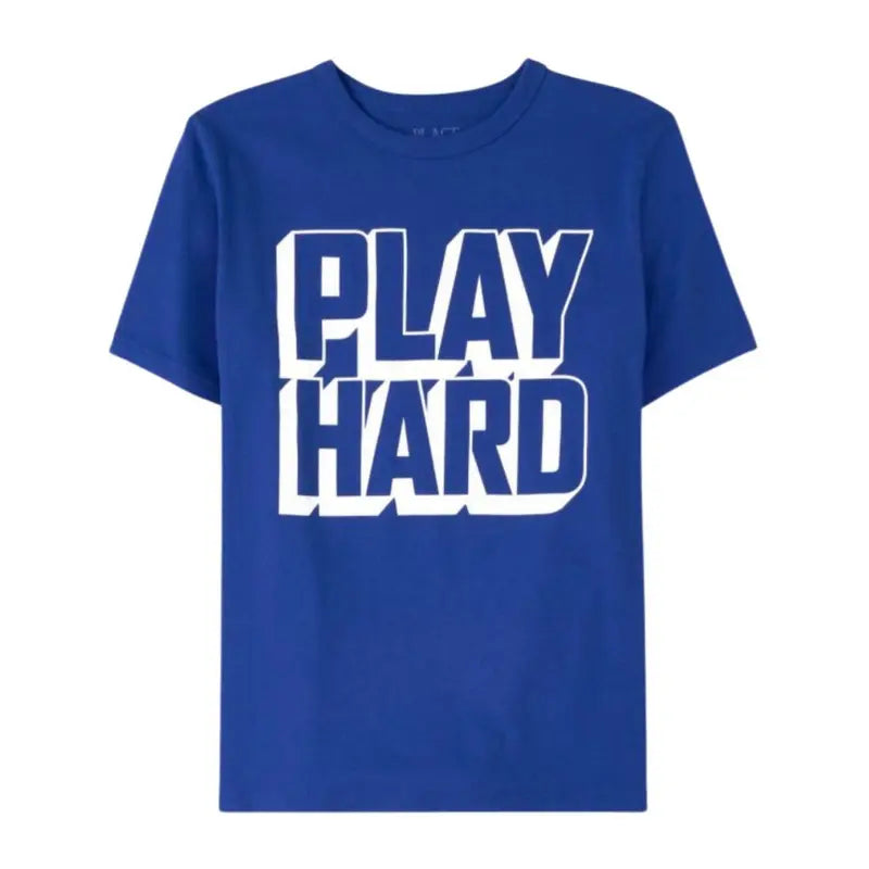 Suéter Video Games: Play Hard [Talla 14] [Azul]