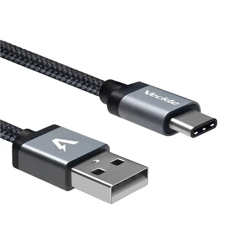 Cable USB Tipo C [Largo 6'] [Negro]