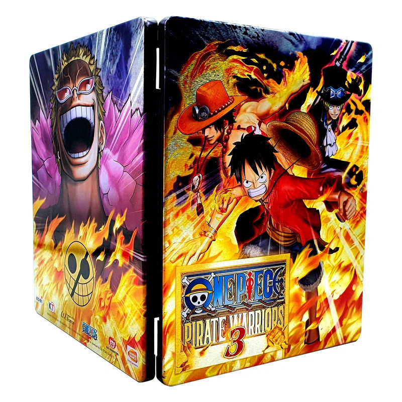 Carátula One Piece: Pirate Warriors para Disco (Edición Limitada de Acero) [Borde Azul]